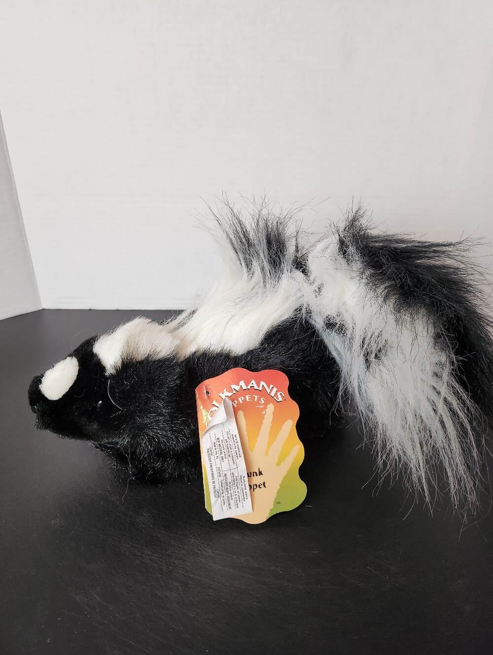 Folkmanis skunk hand puppet plush